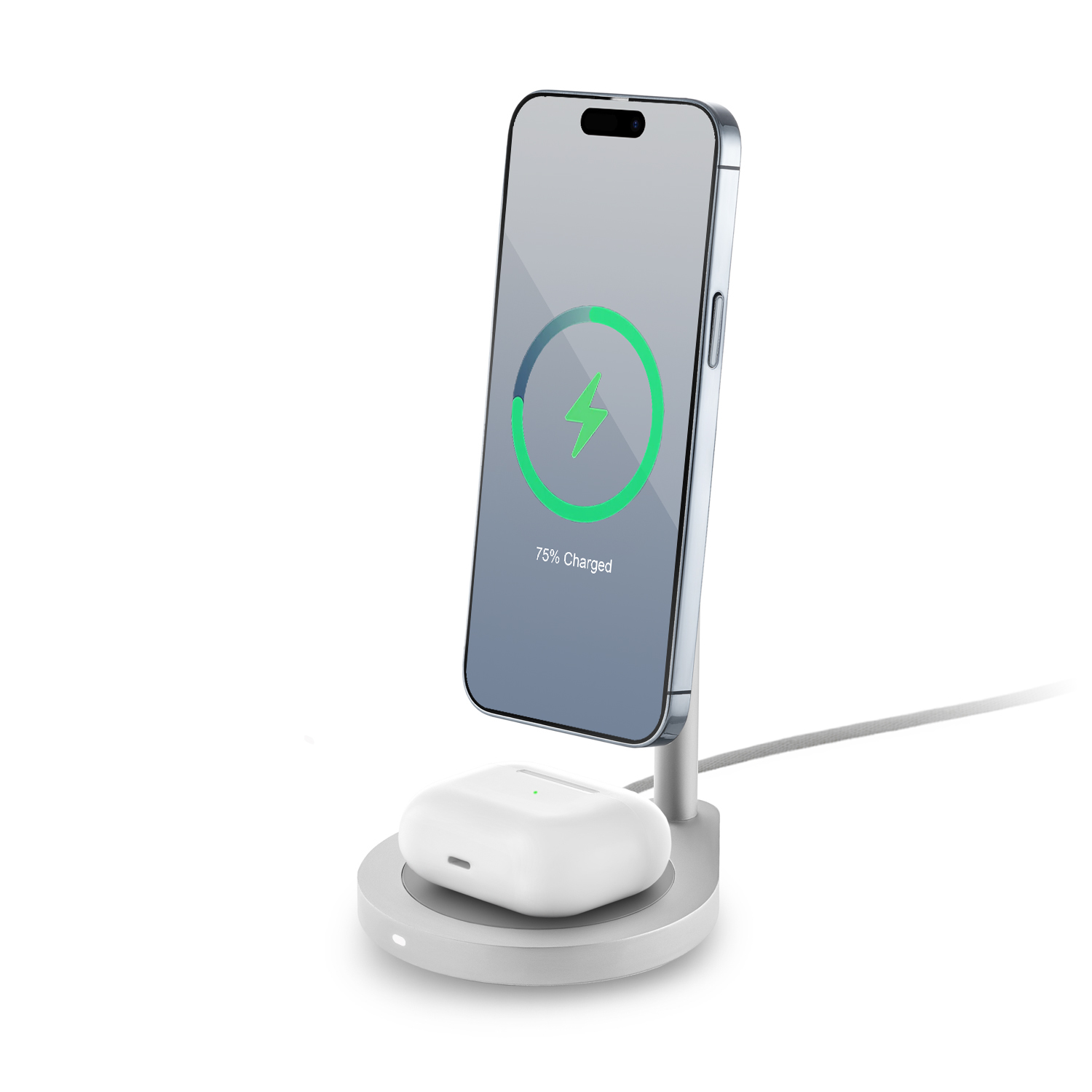 Док-Станция uBear Stage Apple Magnetic wireless charger 2 в1